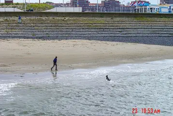 Beach scene at Scheveningen, The Hague, Netherlands