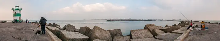 Scheveningen Harbor Heads, The Hague, Netherlands