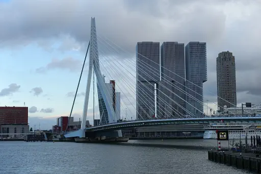 Erasmus Bridge @ Nieuwe Maas @ Rotterdam (29948734833)